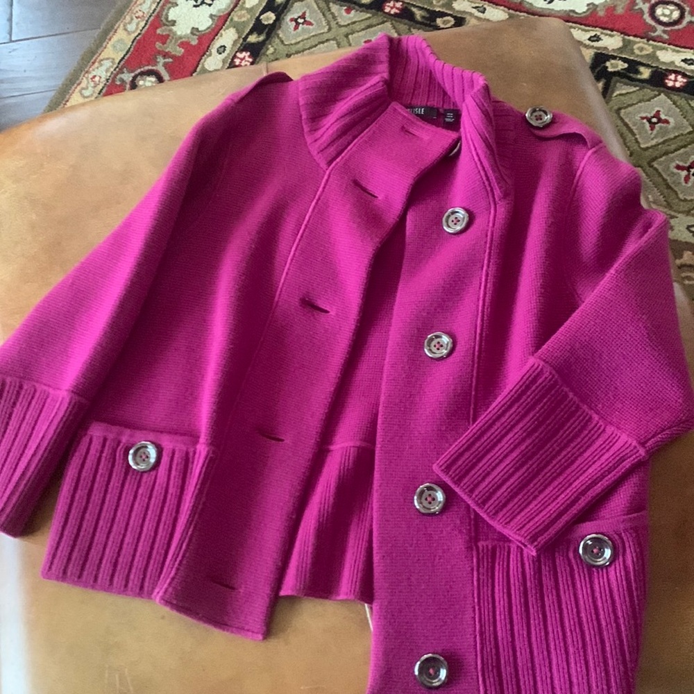 CARLISLE jacket. Size M, 100% wool.2/3 sleeves